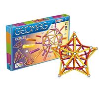 Geomag 264 Color Classic Building Set, Transparent Yellows, Oranges, Reds and Violets, 127 Pieces