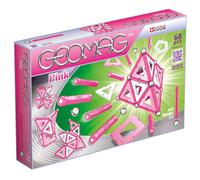 Geomag Kids Panel Pink Magnetic Shapes - 68 Pieces, Multi