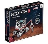 Geomag- 809 Special Edition - NASA Rover, Magnetic Constructions, White, Grey, Red, Blue, 52 Pieces