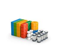 Geomag building set Magicube 4 shapes recycled 128 pieces educational toys