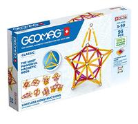 Geomag Classic - 93 Pieces - Magnetic Construction for Children - Green Collection - 100 Percent Recycled Plastic Educational Toys