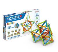 Geomag Classic Supercolor Panels Recycled 93, Magnetic Constructions, Rods, And Colored Panels, 93-Piece Pack, 100% Recycled Plastic