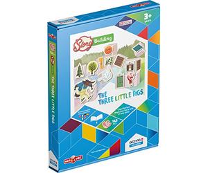 Geomag Education 231 - Magicube Storybuilding - The Three Little Pigs - 143-Piece Box