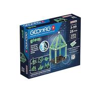 Geomag Glow Recycled Plastic Magnetic Shapes - 25 Pieces, Multi