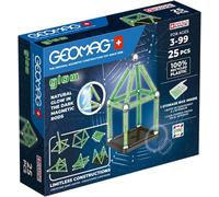 Geomag, Glow Recycled, Magnetic Constructions With Glow Effect, Magnetic Bars G