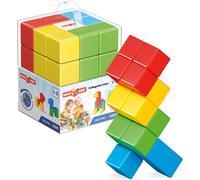 Geomag Magicube - 16 Cubes -Magnetic Construction for Children - Green Collecti