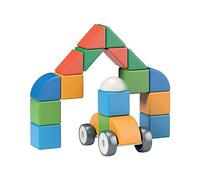 Geomag, Magicube 4 Shapes Recycled Little World, Magnetic Games Suitable For Children From 1 To 5 Years, Magnetic Constructions For Children, 25-Piece Pack, 100% Recycled Plastic