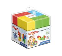 GEOMAG Magicube 56 Green | Magnetic Toys | Toddler Magnets | STEM-endorsed Educational Building Cube Set for Creativity and Early Learning Fun | Swiss-made | 24 pieces |Ages 1-5