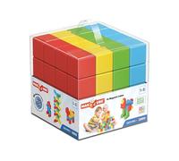 GEOMAG Magicube 57 Green | Magnetic Toys | Toddler Magnets | STEM-endorsed Educational Building Cube Set for Creativity and Early Learning Fun | Swiss-made | 64 pieces |Ages 1-5