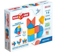 Magicube Magnetic Shapes Animals - 9 Pieces Geomag Multi 1 Pack