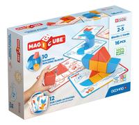 Geomag Magicube Blocks & Cards 16 pcs - Cubes, from 2 Years and Up - 100% Recycled Plastic