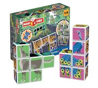 Geomag Magicube Jungle animals - 6 cubes - magnetic building set