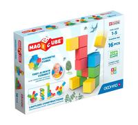 Geomag Magicube Magnetic Blocks 16pcs Creative Set Childrens Pretend STEM Toy