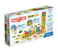 Geomag Magicube Magnetic Shapes Maths Builder - 55 Pieces | Size: 1 Pack Geomag Multicolor 1 Pack