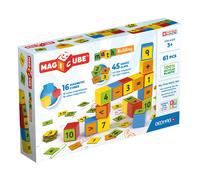 Geomag Magicube Magnetic Shapes Maths Builder - 61 Pieces | Size: 1 Pack Geomag Multicolor 1 Pack