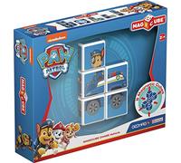Geomag Magicube Paw Patrol 079 - Chase’s Police Car - Magnetic Constructions, 5 Cubes