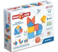 Geomag 201BLME Magicube 1+ Shapes-Magnetic Blocks for Kids, 9 Pieces
