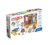 Geomag, Magicube Story Building Three Little Pigs, Magnetic Games Suitable For Children From 3 Years Old, Magnetic Theatre, 42-Piece Pack, 100% Recycled Plastic