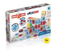 Geomag Magicube Word Building - 16 cubes + 63 clips - magnetic building set with magnetic cubes