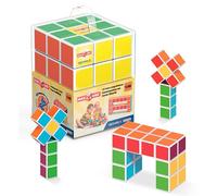 Geomag Magnetic Cube Free Building Magicube Building Set, 16 Cubes