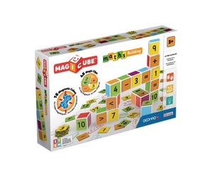 Geomag Magnetic Toys | Magnets for Kids | Magicube Math Building Fun | Magnet Cubes and Number Clips Set | STEM Learning | Swiss-Made | Ages 3+