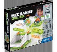 Geomag - Mechanics Challenge Goal - Educational and Creative Game for Children - Magnetic Building Blocks with Metal Spheres, Recycled Plastic - Set of 96 Pieces