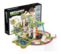 Geomag Mechanics Recycled Challenge Strike, 185 Pieces, White (779)