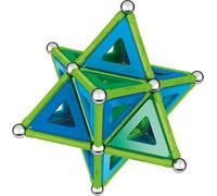 Geomag - Classic Panels 114 Pieces- Magnetic Construction for Children - Green Collection - 100 Percent Recycled Plastic Educational Toys