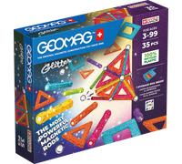 Geomag Recycled Magnetic Glitter Panels - 35 Pieces