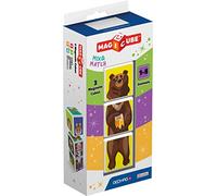 Geomag Stacking Cubes, Animals, Magnetic Construction Blocks, For Ages 1-5 Years