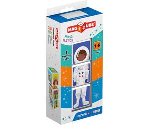 Geomag Stacking Cubes, Professions, Magnetic Construction Blocks, For Ages 1-5 Years