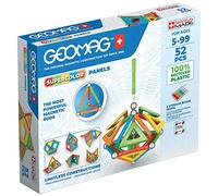 Geomag - Supercolor Magnetic Constructions for Kids, Magnetic Toy, Green Collection 100% Recycled Plastic, 52 Pieces