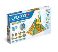 Geomag - Supercolor Magnetic Constructions for Kids, Magnetic Toy Green, Collection 100% Recycled Plastic, 78 Pieces