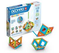 Geomag, Supercolor Recycled, Magnetic Constructions, Colorful Bars and Panels, 42-Piece Pack, 100% Recycled Plastic