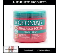 600g Geomar Thalasso Scrub Emollient Deep Skin Renewal Strawberry Scent