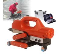 Geomembrane Welding Machine(800W), Film Sealing Machine(0-450℃), Digital Display/Adjustable Temperature, Welding Smoothness, for Sealing 0.2-1.5mm Thick Membrane,Red
