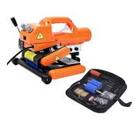 Geomembrane Welding Machine, Plastic Hot Wedge Welder for PE PVC EVA HDPE PP Membrane, Climbing Welding Tool with Silicone Wheels