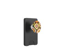 Geometric Abstract Brown and Orange rounded square shapes PopSockets PopWallet for MagSafe