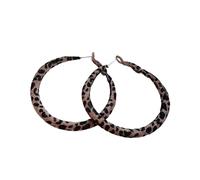 Geometric Animal Print Dangle Earrings Lightweight Comfort Leopard Pattern Accessories for Trendy Outfit Pairing Retro Geometric Leopard Earrings