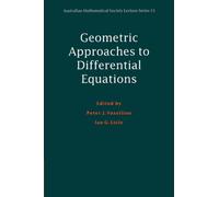 Geometric Approaches to Differential Equations