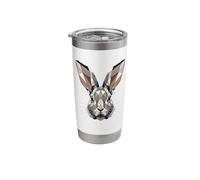 Geometric Art Bunnies Bunny Rabbits Rabbit Stainless Steel Insulated Tumbler
