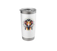 Geometric Art Condor Bird Birdwatcher Condors Stainless Steel Insulated Tumbler