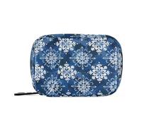 Geometric Art Medication Bags with Detachable Compartments Attachable Organizer Travel case