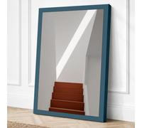 Geometric Ascent Minimalist Canvas Wall Art Print 30x20 Inch (76 x 51 cm)