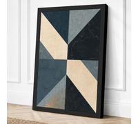 Geometric Balance Minimalist Canvas Wall Art Print 36x24 Inch (91 x 61 cm)