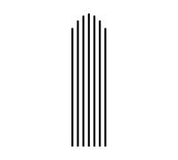 Geometric Big Column Arch Wall Decals Line Stripes Geometric Home Decor Living Room Vertical Murals Nursery Decor Home Small - 20x75cm