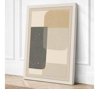 Geometric Calm Minimalist Canvas Wall Art Print 36x24 Inch