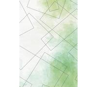 “Geometric Calm” Notebook - 6x9 Lined Journal, 120 Pages Abstract Watercolor Design for Creative Minds