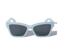 Off White , Blue Sunglasses with Original Case ,Blue unisex, Sizes: 54 MM