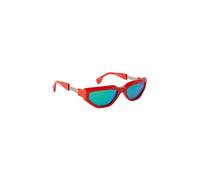 Geometric Cat-Eye Sunglasses- unisex- Marcelo Burlon- Sunglasses- Orange- 58 MM- Accessories 58 MM